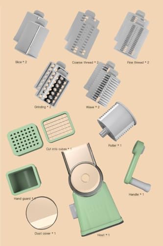 Vegetable Chopper and Spiralizer with Container
