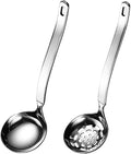 Collfa Small Soup Ladle Metal SUS304 Stainless Steel Ladles Spoon And Slotted by Collfa