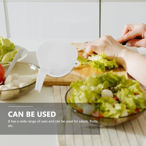 5 Sets Plastic Mixing Bowl Deep Nesting Design with Handle and Lid