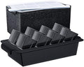 TINANA Upgrade 2 Inch Clear Ice Cube Tray Make 8 Large Square Crystal