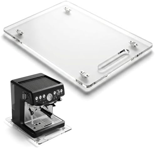 Acrylic Appliance Slider (14"x9.8") | Heavy Duty Rolling Tray for