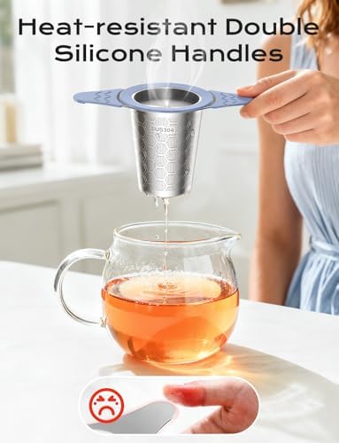 Tea Infuser for Loose Leaf Tea,Stainless Steel Tea Infuser with Heat