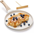 Hiceeden Nonstick Crepe Pan with Spreader, 10-Inch Tortilla Pan with