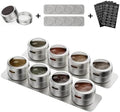 Vetacsion 8 Magnetic Spice Tins, 3 oz