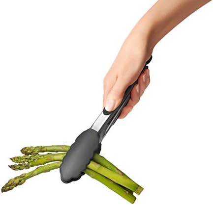 OXO Good Grips 9-Inch Silicone-Head Tongs