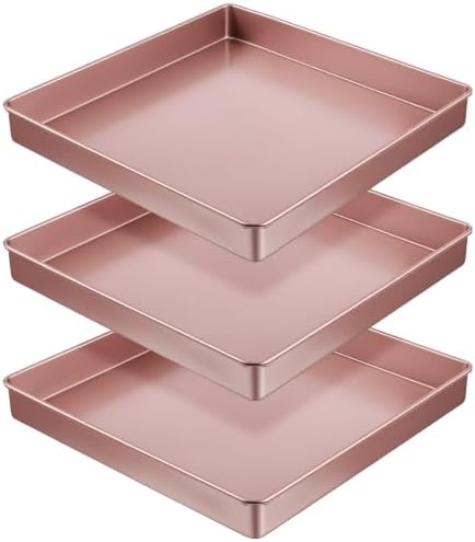 3 Pcs 11-Inch Square Baking Pan
