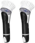 2 Pack Soap Dispensing Dish Brushes