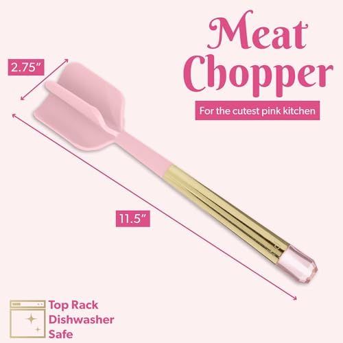 Paris Hilton Meat Chopper, Pink and Gold