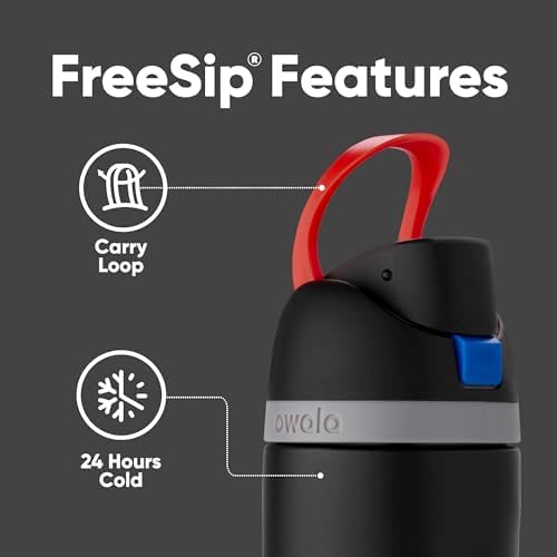 Owala Star Wars FreeSip Stainless Steel Water Bottle 24 oz Darth Vader