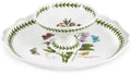 Portmeirion Botanic Garden Chip & Dip Set - 11" Round Platter & 5.5"