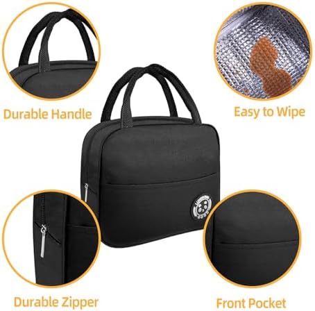 Healfyya Bento Box with Lunch Bag Microwavable All-in-One Meal Prep