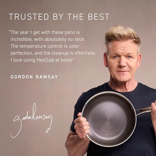 HexClad Hybrid Nonstick 6 Pc Pot Set & Trivets, 2, 3, and 8-Qt Pots & Lids