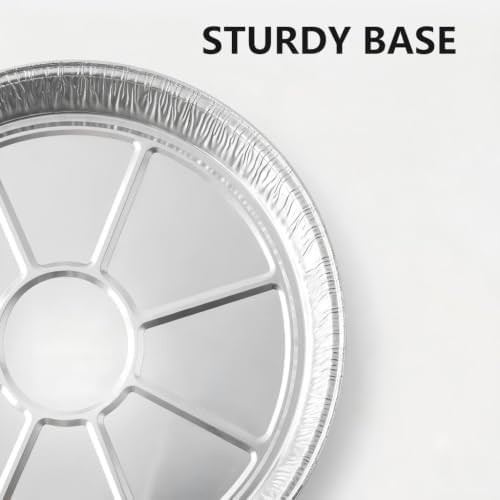 15-Pack 12-Inch Disposable Pizza Pans, Aluminum Baking Trays