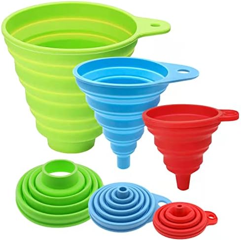 Kitchen Funnel Set of 3, Large Medium and Small, Kitchen Gadgets