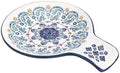 Bico Blue Talavera Ceramic Spoon Rest for Stove Top, Kitchen Holder