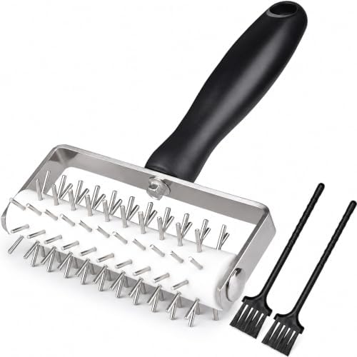 Pizza Dough Docker, Stainless Steel Pastry Roller