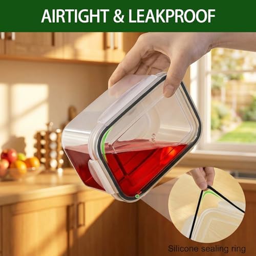 4 Pack Fruit Storage Containers with Removable Colanders
