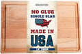 Virginia Boys Kitchens Maple Wood Cutting Board, 17" x 11" x 1.5"