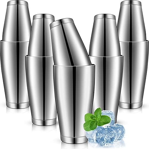 10 Pcs Cocktail Shaker Tin Set, Professional Bar Shaker Boston