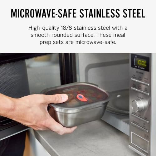 BLACK + BLUM Stainless Steel Container Set, 30 oz x 3