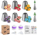 Bake Choice 46 Pcs Russian Piping Tips Set, Stainless Steel