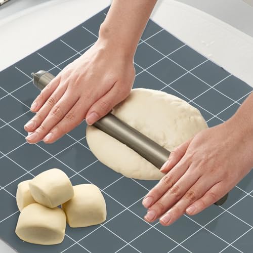 Silicone Baking Mat Roll 15x63 Inch Free Cutting, Non-Slip Oven Pastry