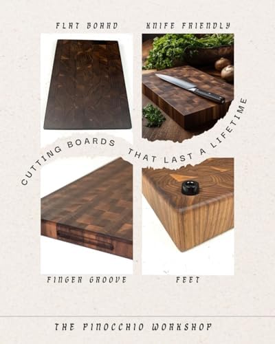 Walnut End Grain Cutting Board, Small 12 x 9 inches