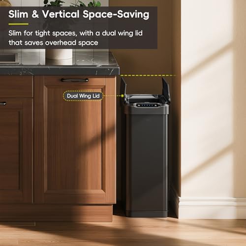 EKO Phantom-T 13.2 Gallon Automatic Sensor Trash Can