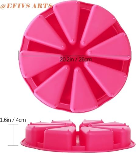 8 Cavity Cake Slice Mold Scone Pan Pizza Slice Baking Mold