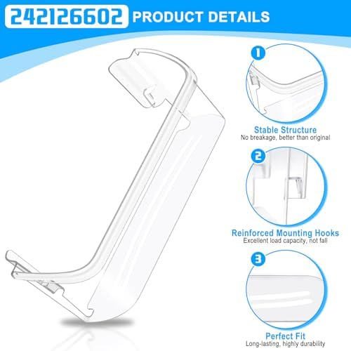 ALVAR 242126602 Refrigerator Door Bin for Frigidaire Door Shelf