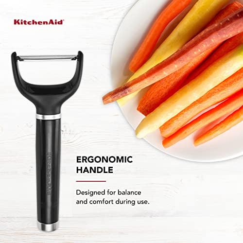 KitchenAid Y Peeler with Ergonomic Handle and Single Edge Blade