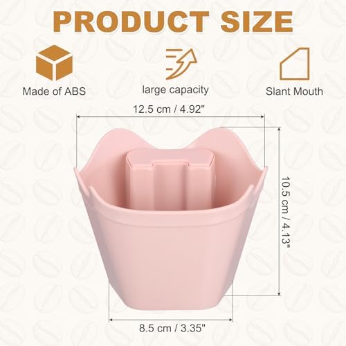 uxcell Coffee Knock Box 4" Plastic Polygonal Knock Box Espresso Coffee