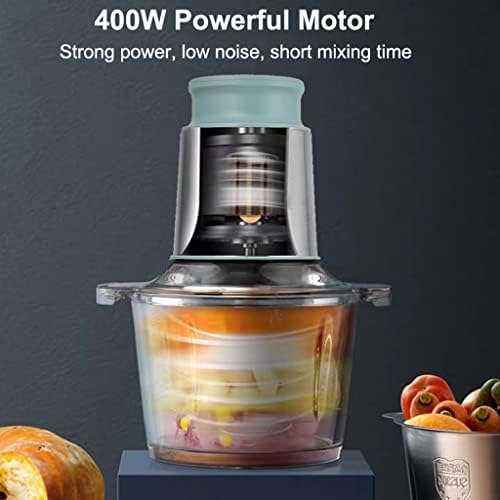 400W Stainless Steel Food Processor, 3L Capacity