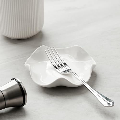 Mfacoy Spoon Rest for Stove Top, 5.3 Inch Ceramic Spoon Holder for