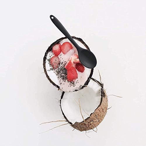 2 Pcs Silicone Spoons for Cooking Heat Resistant, Hygienic Design