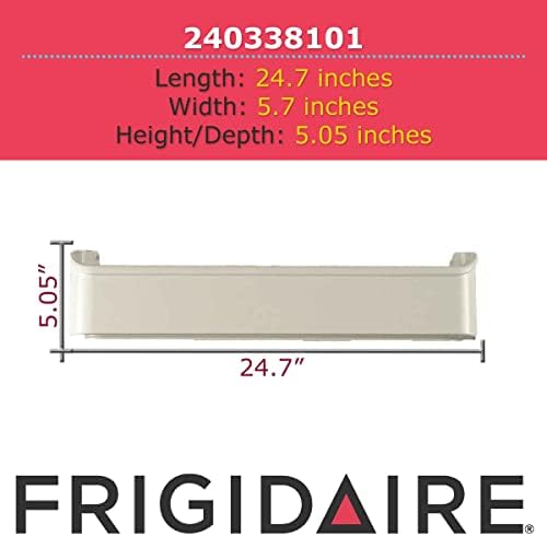 GENUINE Frigidaire 240338101 Refrigerator Door Bottom Shelf Bin, White