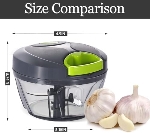 Cambom Manual Food Chopper Vegetable Cutter, Hand String Vegetable