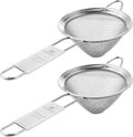 Homestia 2 Pack Stainless Steel Fine Mesh Strainer, Sieve Sifter For