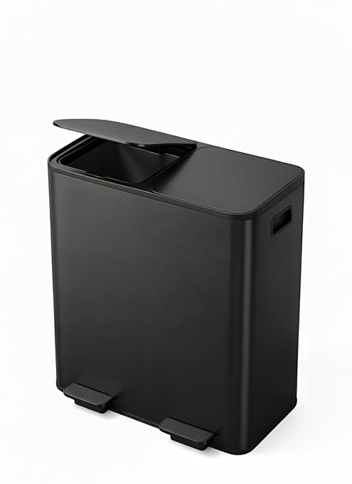 Garvee Double Trash Can, 2 x 8 gal Garbage Can - Image 7
