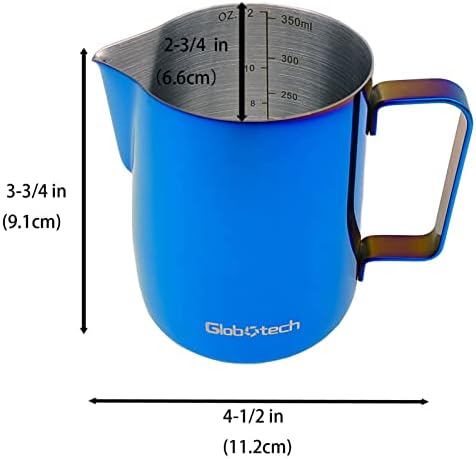 Milk Frothing Pitcher Latte Coffee, Stainless Steel Milk Frother Jug