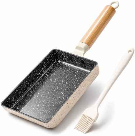 Ceramic Coating Square Japanese Tamagoyaki Omelette Small Skillet