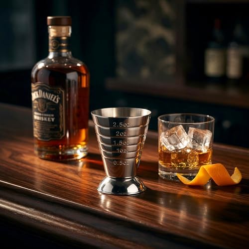Homestia 2.5oz Measuring Cup, Stainless Steel Cocktail Jigger for