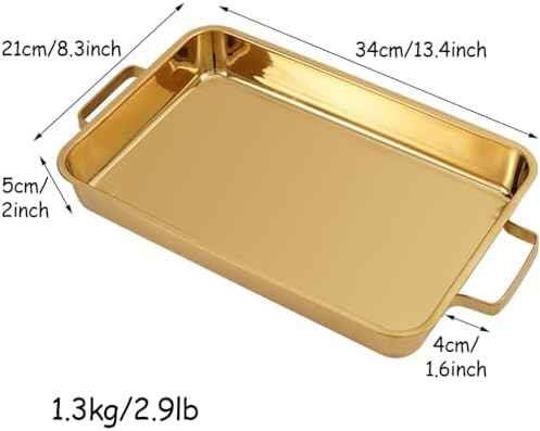 Rectangle Spanish Paella Pan, Stainless Steel Seafood Lobster Plate