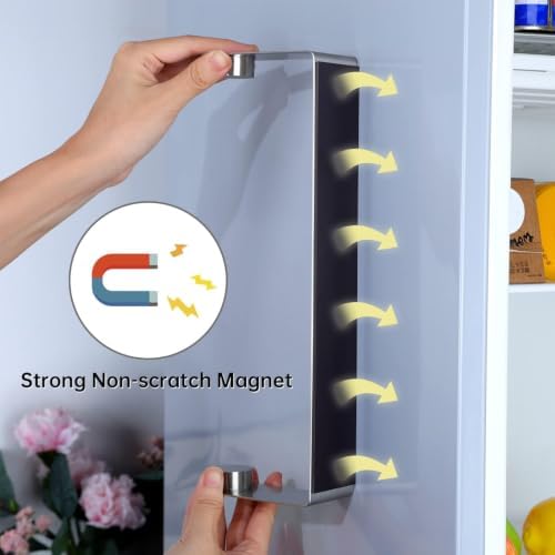 Silver Magnetic Paper Towel Holder for Kitchen