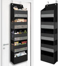 Over the Door Organizer, 5 Shelf, Black