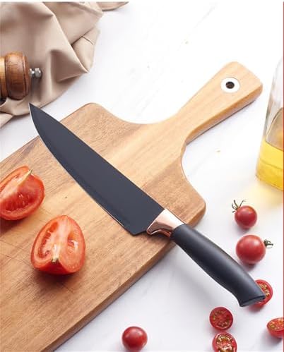 Kitchen Cooking Utensils and Knife Set with Holder Block, 19 Pieces
