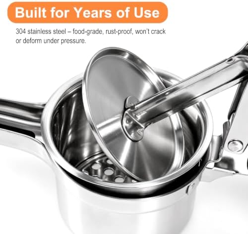 Potato Ricer Potato Masher Spaetzle Maker Potato Press for Kitchen