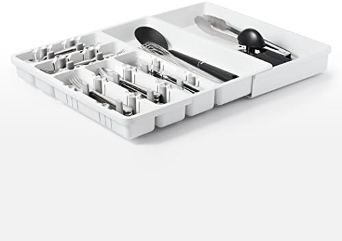 OXO Good Grips Large Expandable Utensil Organizer, White