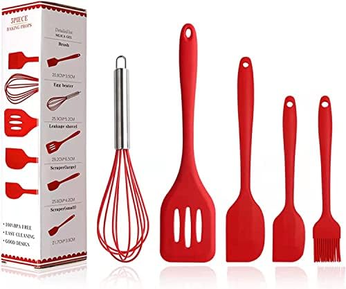 ADBI’s Spatulas Silicone Heat Resistant - Kitchen Utensil Set