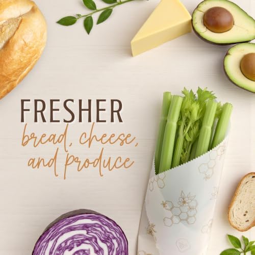 Nectar & Nest Beeswax Wraps, XL Bread Wrap